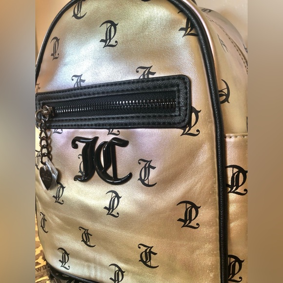 Juicy Couture Gold with Rainbow Hue Small Backpack NWT - Picture 5 of 7